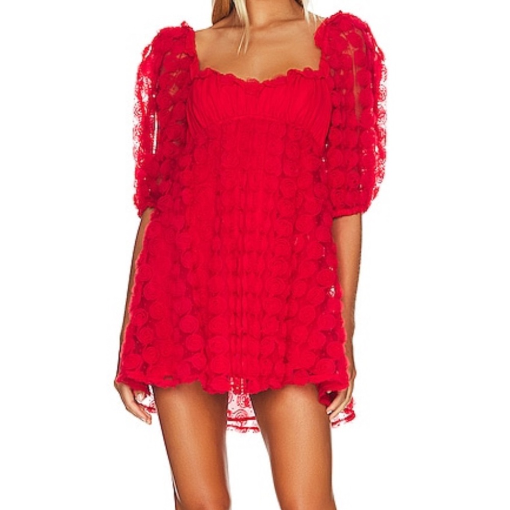 🍒NWOT🍒 For Love and Lemons Hannah Mini Dress